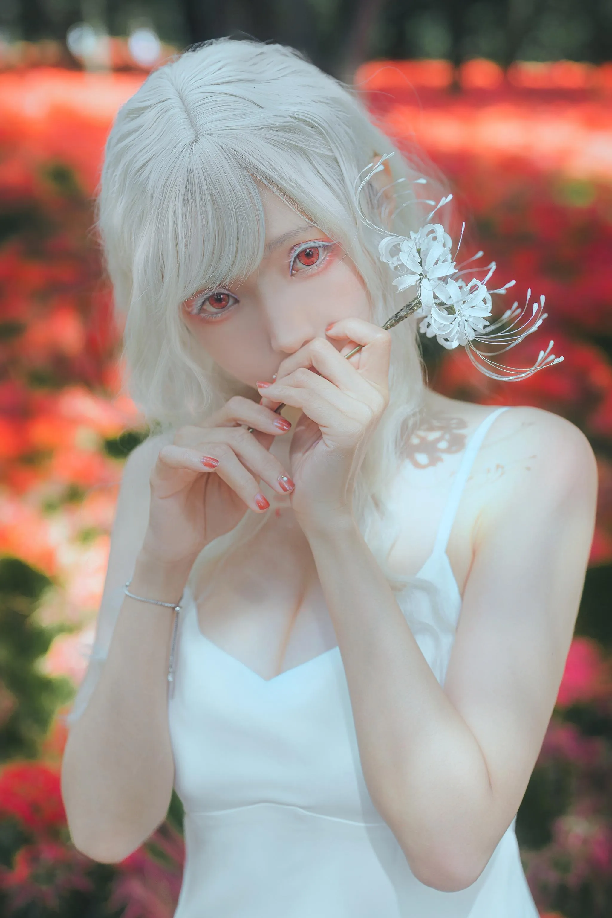 ElyEE子 – NO.129 23年10月订阅-B-White spider lily 白瓷彼岸 [27P]插图7